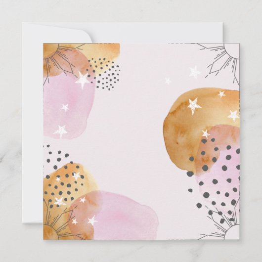 Invitation Lune Rose (Dos)