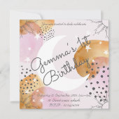 Invitation Lune Rose (Devant)