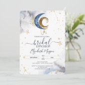 Invitation Lunes célestes, Étoiles Déjeuner nuptial (Debout devant)