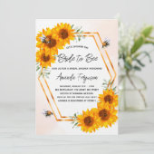 Invitation Lunette de soleil nuptiale luxe (Debout devant)