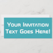 Invitation Lunettes 3D Rétro Graphique (Dos)