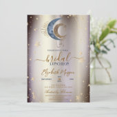 Invitation Lunettes célestes, étoiles, déjeuner de mariage ma (Debout devant)