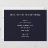 Invitation Lunettes de champagne et fête de vacances Bucket (Dos)