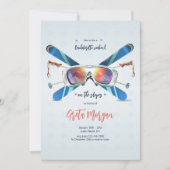 Invitation Lunettes de neige (Devant)