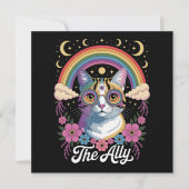 Invitation Lunettes de soleil Funny Ally Ca Pride Fierté gay (Devant)