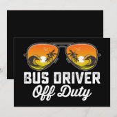 Invitation Lunettes de soleil pour conducteurs d'autobus hors (Devant / Derrière)