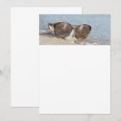 Invitation Lunettes de soleil sur la plage (Devant / Derrière)