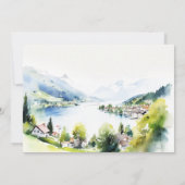 Invitation Lungern Switzerland Landscape Rehearsal Dinner (Dos)