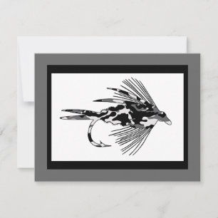 Invitation Lure de pêche à la mouche du Camion noir
