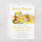 Invitation Luscieux Lemon Cake Ginger Tea Famille Réunion (Devant)