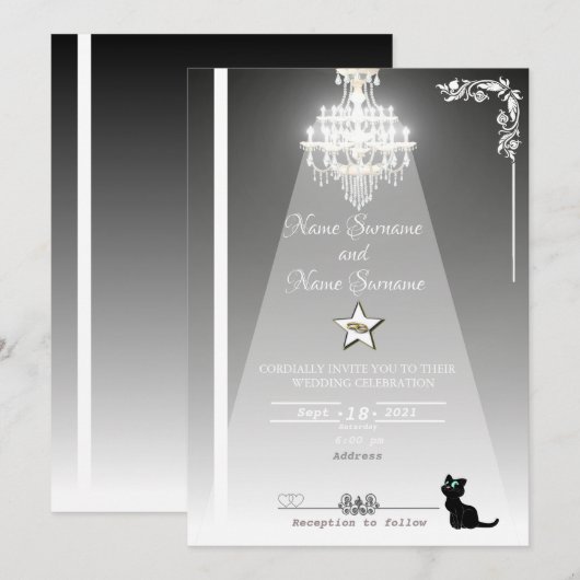 Invitation Lustre (Devant / Derrière)