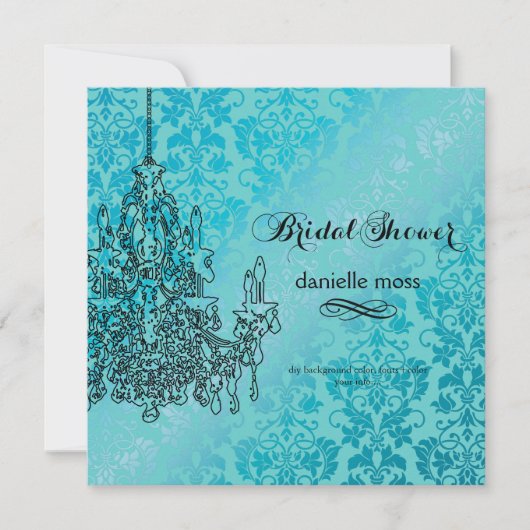 Invitation lustre/buffet de mariage de PixDezines (Devant)