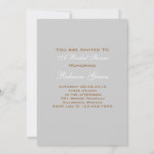 Invitation lustre de champagne paris nuptiale douche thé (Dos)