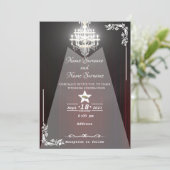 Invitation Lustre-rideau de théâtre (Debout devant)