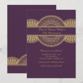 Invitation Lustrée (Devant / Derrière)