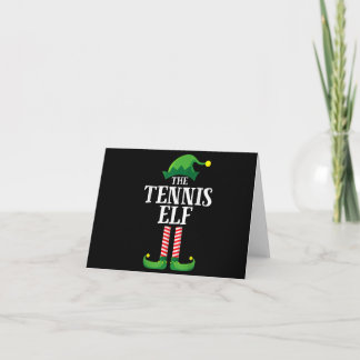 Invitation Lutin de tennis groupe familial de Noël