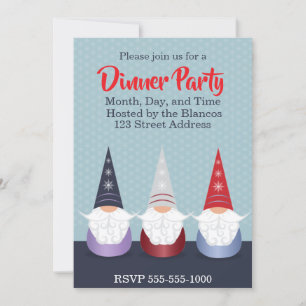 Invitation Lutin pour les fêtes