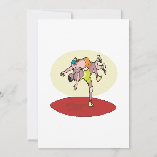 Invitation Lutte 3 (Devant)