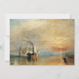Invitation Lutter contre le Téméraire par Joseph Turner, Art 