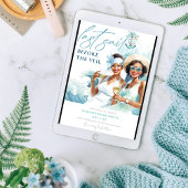 Invitation Lux Dernier Sail avant le Veil Cruise Bachelorette