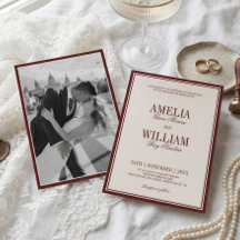 Luxe Classique Ancien Argent Mariage Photo Bourgog