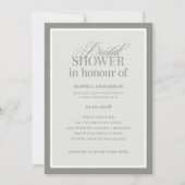 Invitation Luxe classique | FÊTE DES MARIÉES de l'orthographe (Devant)