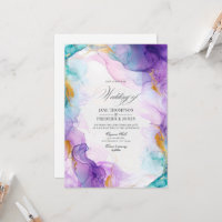 Luxe Encre Alcoolique Violette et Bleue avec Accen