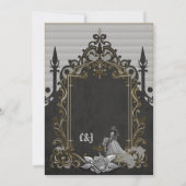 Invitation Luxe et romance. (Dos)