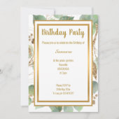 INVITATION LUXE EUCALYPTUS MERMAID INSPIRÉ TOUTE OCCASION (Devant)