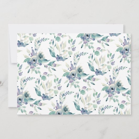 Invitation Luxe Floral Bridal Showeuse (Dos)