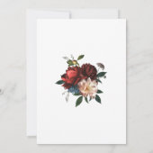 Invitation Luxe Floral Elegant Retirement Party pour elle (Dos)