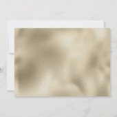 Invitation Luxe marine bleu or blanc orchidée Merci (Dos)