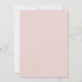 Invitation Luxe Rose Strass Paillettes Sweet 16 (Dos)