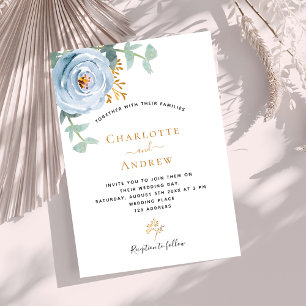 Invitation Luxueuse mariage de luxe à la végétation fleurie b