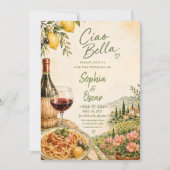 Invitation Luxueux Ciao Bella Toscane (Devant)