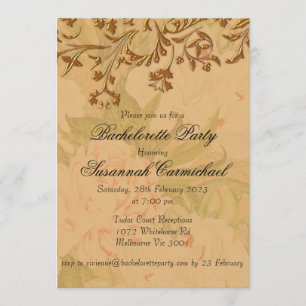 Invitation Luxueux et élégant Boho Bachelorette