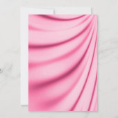 INVITATION LUXUEUX MARIAGE ÉLÉGANT DE PEARL SATIN ROSE (Dos)