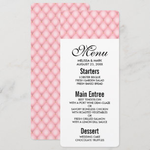Invitation Luxueux Motif en diamant verni rose