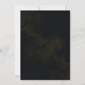 Invitation Luxury Black & Gold Ornate Muslim Islamic Wedding  (Dos)
