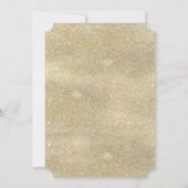Invitation Luxury Gold Parties scintillant Blush Floral 18e a (Dos)