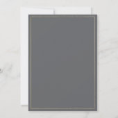 Invitation Luxury grey gold glitter classy Bridal Shower (Dos)