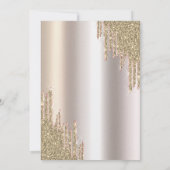 Invitation Luxury Modern Glitter Drips Gold  Sweet 16 (Dos)