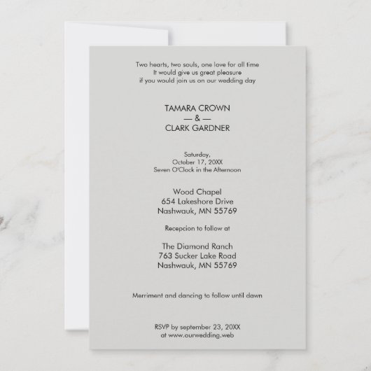 Invitation Luxury Modern Transparency Wedding Photo Script (Dos)