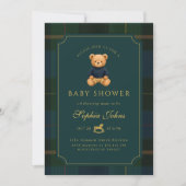 Invitation Luxury Teddy Bear baby shower (Devant)