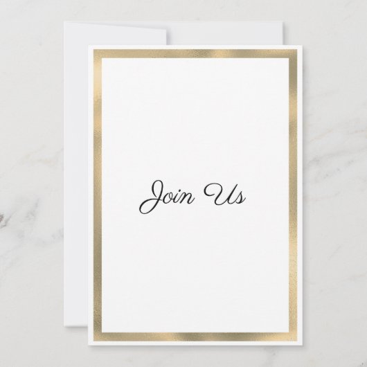 Invitation Luxury white gold glitter drips wedding (Dos)