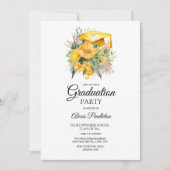 Invitation Lycée Floral de Cap Jaune (Devant)