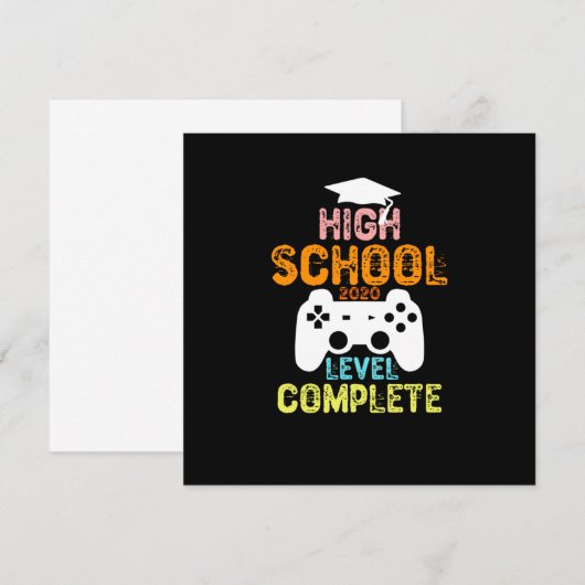 Invitation lycée niveau 2020 complet (Devant / Derrière)