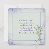 Invitation Lys de la Vallée Renouveau (Devant)