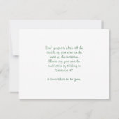 Invitation Lys d'eau et étang de koi (Dos)