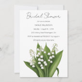 Invitation Lys délicats de la Fête des mariées de la Vallée (Devant)